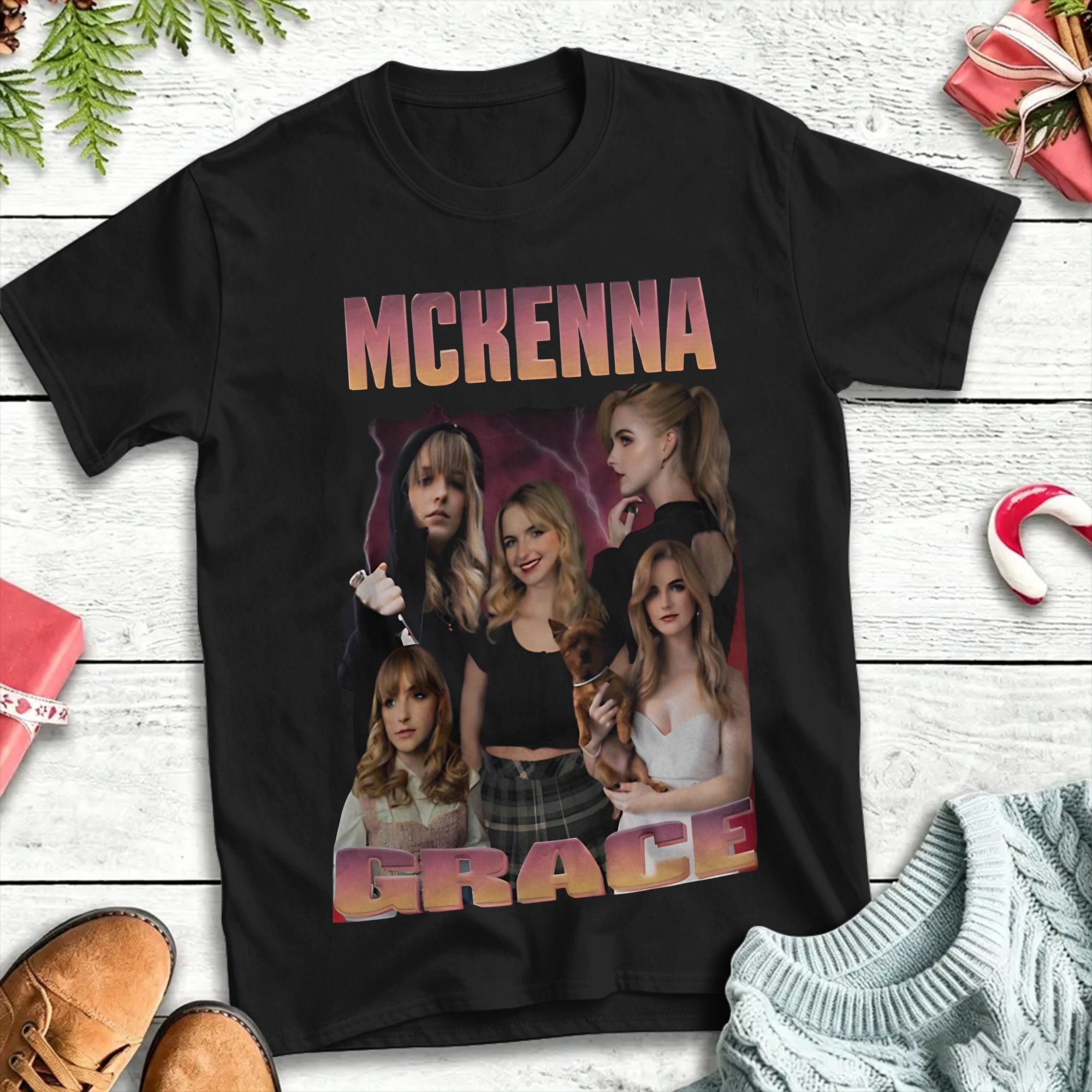 Summer Clothing Wholesale - Mckenna Grace Pamuklu Tişört Erkek Yaz