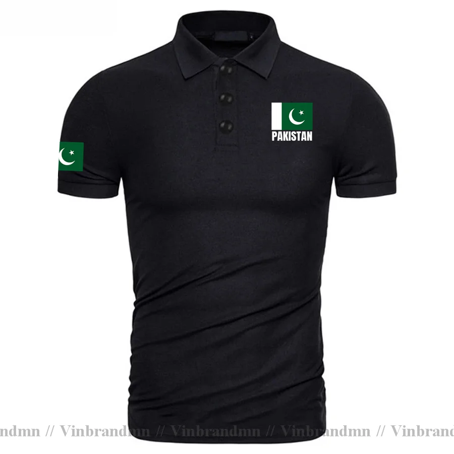 Summer Clothing Pakistan - Pakistan Polo gömlekler Pakistan Ulusal Bayrak