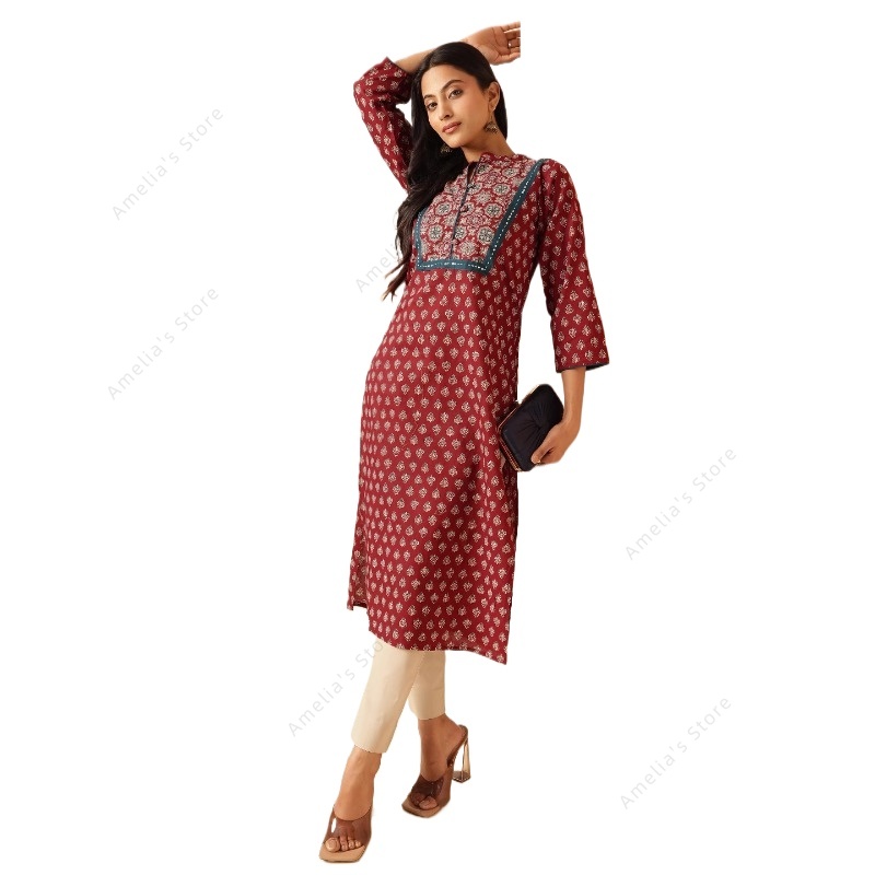 İlkbahar Yaz Kadın Etnik Bordo - Summer Clothing Pakistan incelemesi ve fiyatı