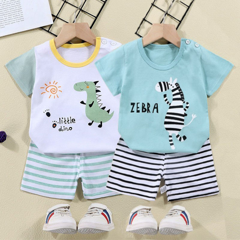 Pamuk Tees + Şort 2 parçalı eş - Summer Clothing Baby Girl incelemesi ve fiyatı