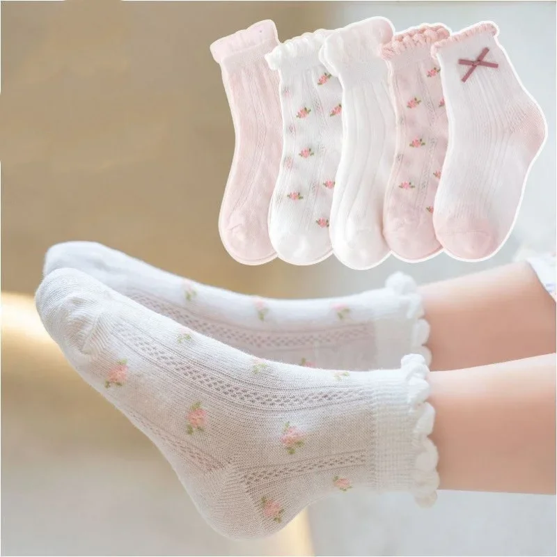 Çocuk Çorapları 5 Çift/grup İl - Summer Clothing Baby Girl incelemesi ve fiyatı