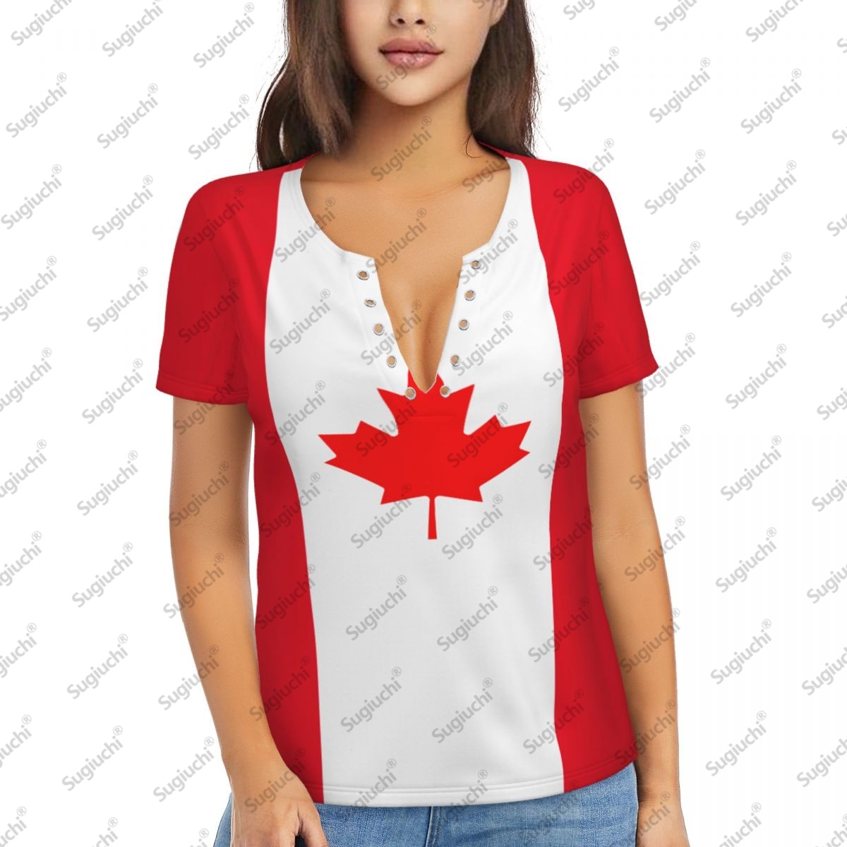 2025 Kanada Bayrağı Seksi Deri - Summer Clothing Women Canada incelemesi ve fiyatı