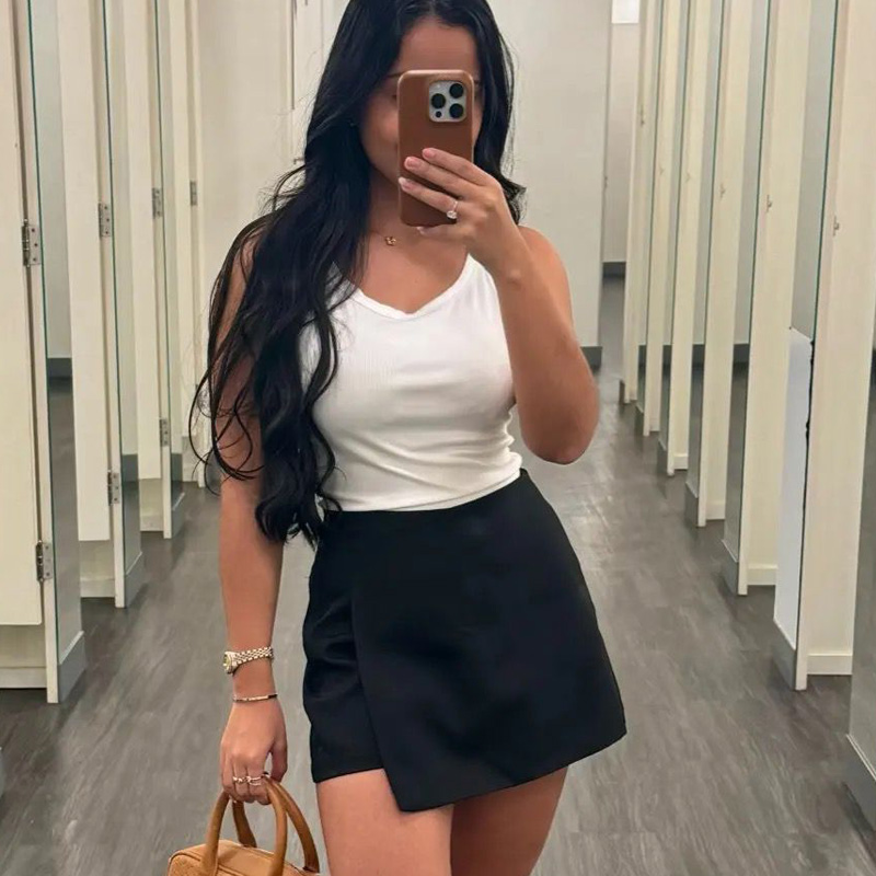 HXAO Siyah Beyaz Etek Şort Yük - Summer Zara incelemesi ve fiyatı