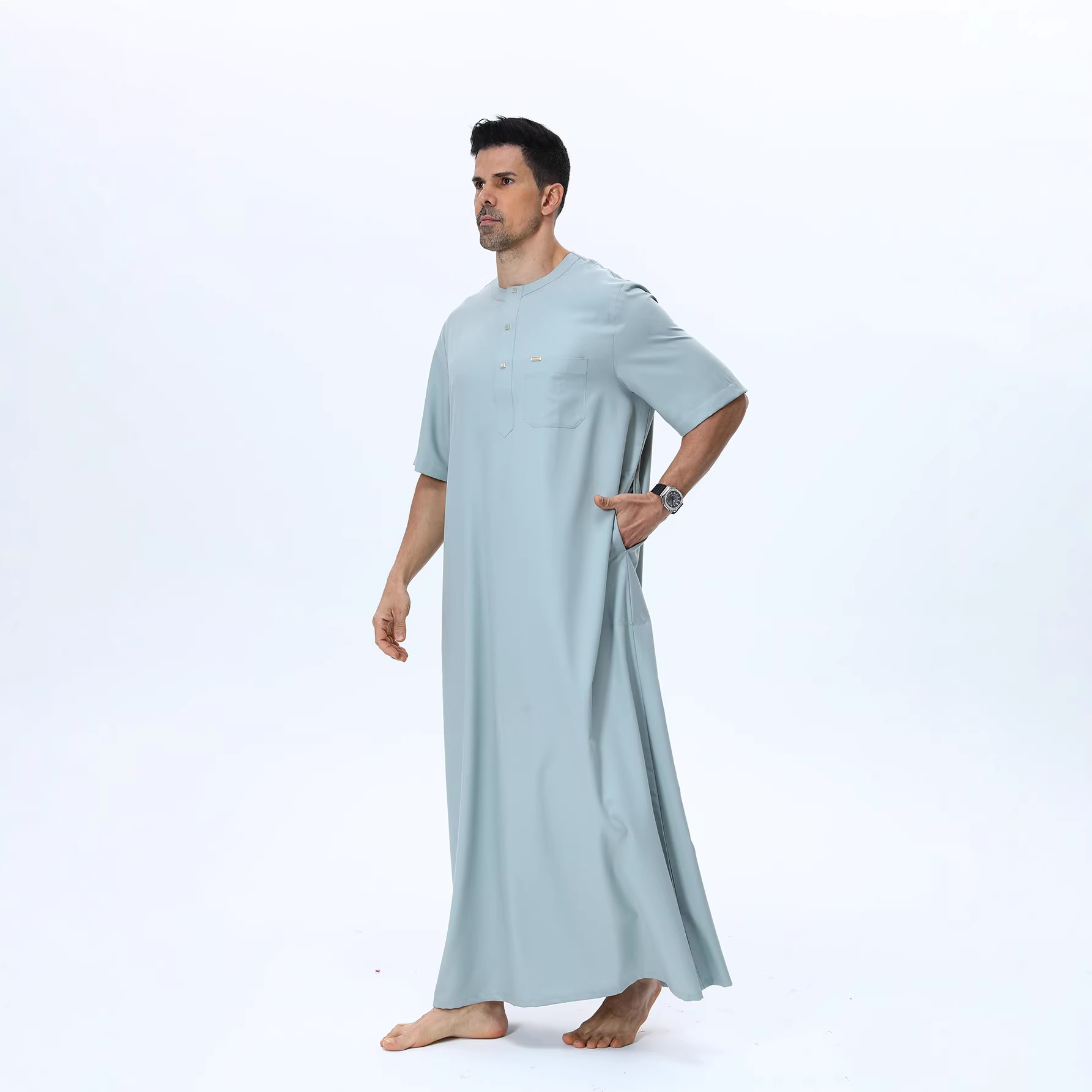 Müslüman Erkek Abayası Kaftan  - Summer Clothing Pakistan incelemesi ve fiyatı